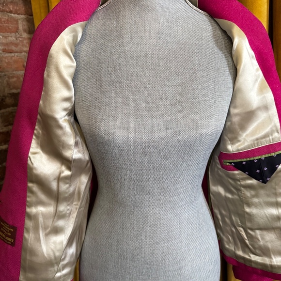 J.Crew pink wool herringbone blazer - Picture 5 of 8